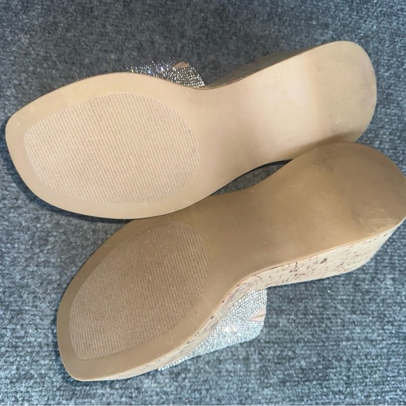 Steve Madden Rhinestone Platform Sandals - Picture 5 of 6